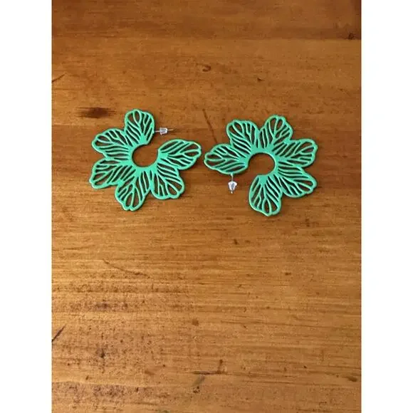 Statement Post Back Dangle Earrings Lot Colorful Boho Western Fringe Floral - Picture 10 of 16